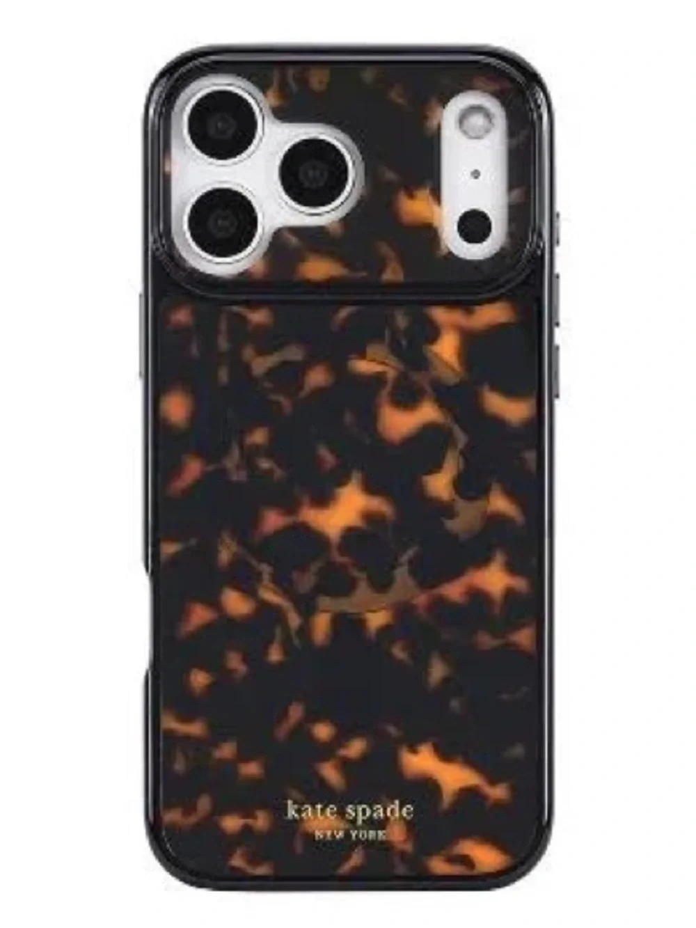 kate spade Tortoiseshell Black & Brown IPhone Case 17 pro Max